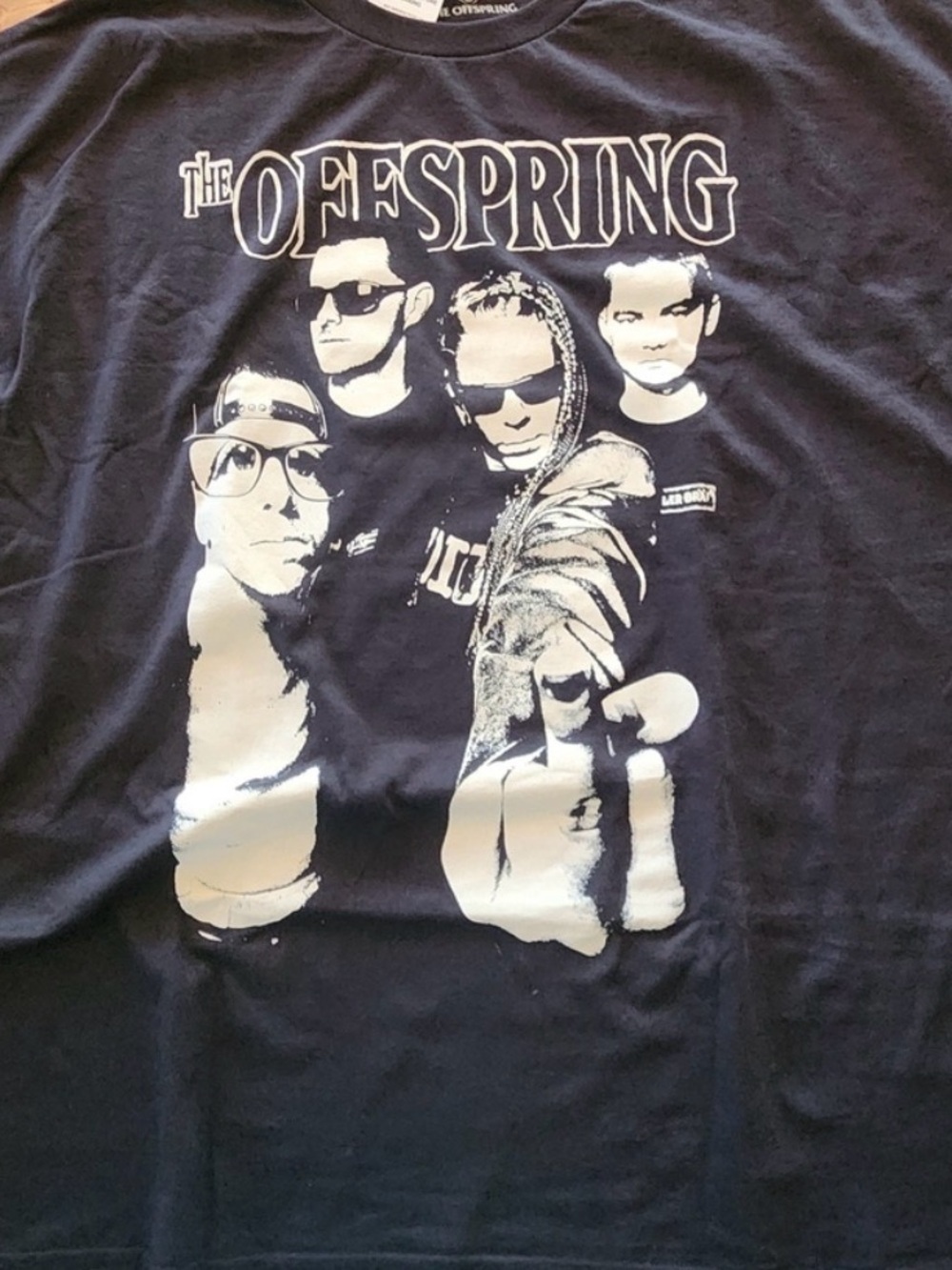 Offspring Black Graphic Band Tee - Shirt